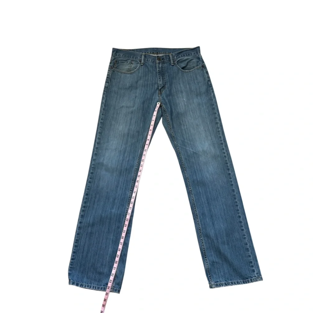 Men's Levis 559 Relaxed Straight Fit Denim Blue Jeans 34 x 34‎